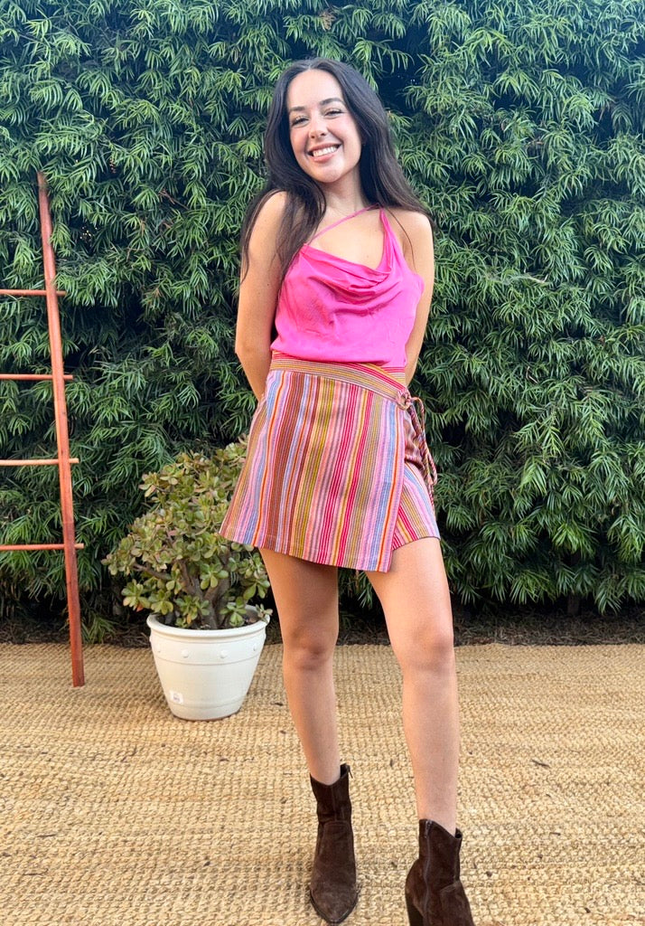 Mini Wrap Skirt